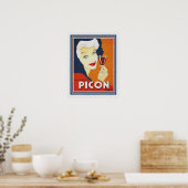 Poster Années 1930 Picon Apertif Français Ad- 16x20 (Cuisine)