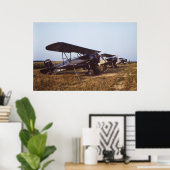 Poster Années 1940 Crop Duster Biplanes (Bureau à domicile)