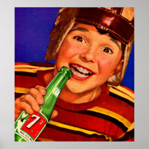 Poster Années 1950 ‘77 soda ad