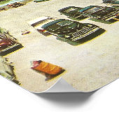 Poster Années 1960 Jacksonville, Floride PIER (Coin)