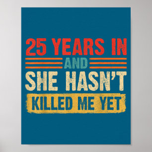 Poster Années 25e Anniversaire 25 Elle n'a pas