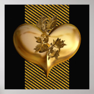 Poster Années d'or bandes d'or