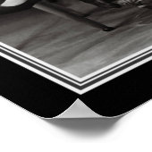 Poster Années folles Vintages B&W Imprimer 16x20 (Coin)