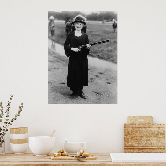 Poster Annie Oakley Portrait (Cuisine)