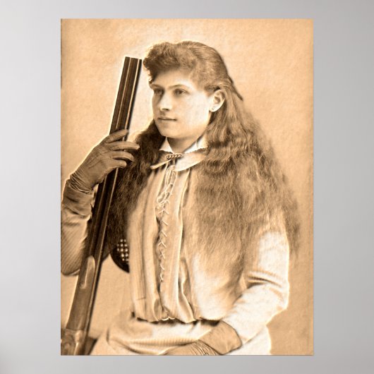 Poster Annie Oakley Portrait (Devant)