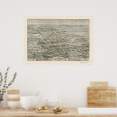 Poster Anniston, AL Carte panoramique - 1903 (Cuisine)