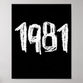 Poster Anniversaire 1981 (Devant)