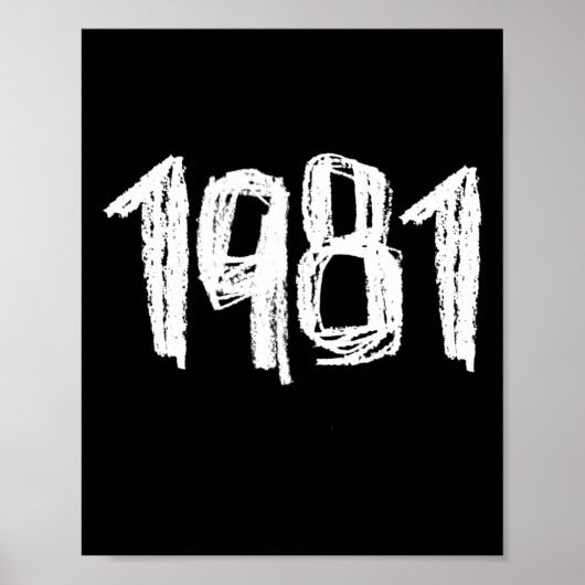 Poster Anniversaire 1981 (Devant)