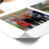 Poster Anniversaire 32 Photo Collage Hourire aux années (Coin)