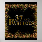 Poster Anniversaire 37 ans (Devant)