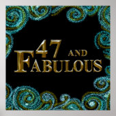 Poster Anniversaire 47 ans (Devant)