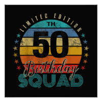 Anniversaire 50 Ans Vintage