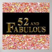 Poster Anniversaire 52 ans (Devant)