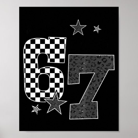 Poster Anniversaire 7 Ans J'avais 6 Ans Maintenant J'ai 7 (Devant)
