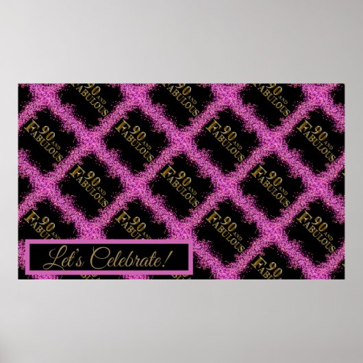 Poster Anniversaire 90 ans (Devant)