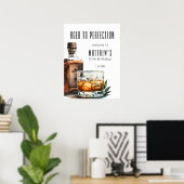 Poster Anniversaire À La Fête D'Anniversaire De La Perfec (Bureau à domicile)