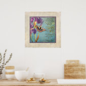 Poster Anniversaire, Amour Chapitre 1 Corinthiens 13 (Cuisine)