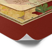 Poster Anniversaire, Amour Chapitre 1 Corinthiens 13 (Coin)