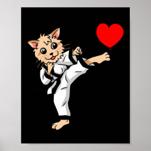 Poster Anniversaire Coeur Anniversaire Salutations Cat Ka