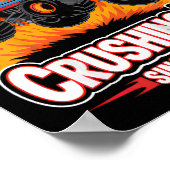 Poster Anniversaire de enfant Camion Monster 3 ans Garçon (Coin)