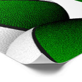 Poster anniversaire de enfant de basket vert bienvenue (Coin)