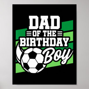 Poster Anniversaire de football - Anniversaire Papa - Nai