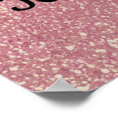 Poster Anniversaire de la fête Photo Prop rose or Anniver (Coin)