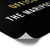 Poster Anniversaire de la retraite de la police Ligne ble (Coin)