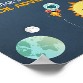 Poster Anniversaire de l'espace extra-atmosphérique Astro (Coin)