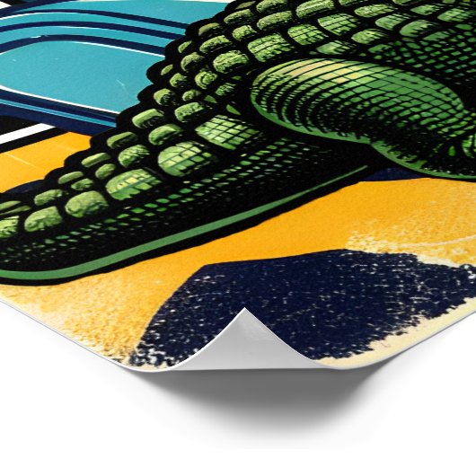 Poster 'Anniversaire de l'ours' (Coin)