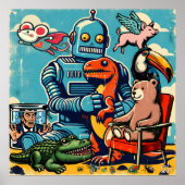 Poster 'Anniversaire de l'ours' (Devant)