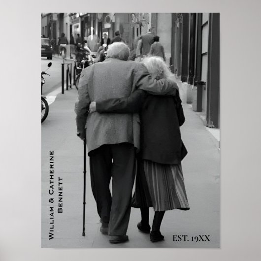 Poster Anniversaire de mariage (Devant)