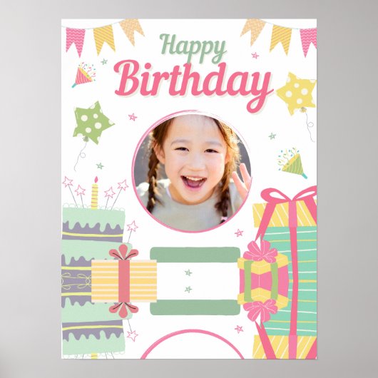 Poster anniversaire de princesse (Devant)