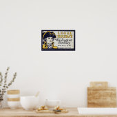 Poster Anniversaire de Washington - Fête légale (Cuisine)