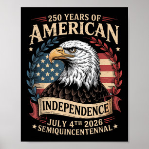 Poster Anniversaire des 250 ans d'Amérique 250 Ans d'Amér