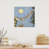 Poster "Anniversaire des fées" par Heath Robinson (Cuisine)