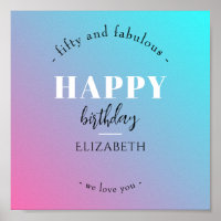 Anniversaire Design minimaliste aux couleurs paste