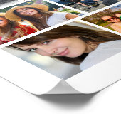 Poster Anniversaire drôle 55 Photos Embrasser votre décen (Coin)