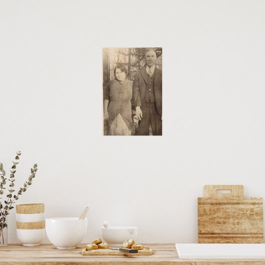 Poster Anniversaire du mariage (Cuisine)