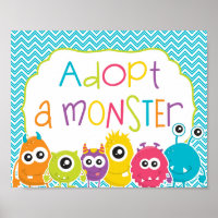 Anniversaire du petit monstre Adoptez un signe mon