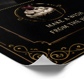 Poster Anniversaire Elegant Gothic Pierrot (Coin)