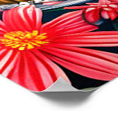 Poster Anniversaire éléphant avec gâteau et ballons (Coin)