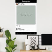 Poster Anniversaire Fête Prop Photo Booth Décor (Bureau à domicile)