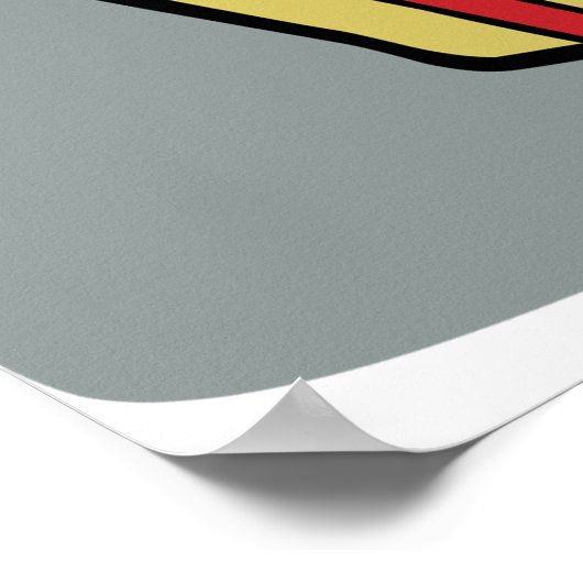 Poster Anniversaire Fille Avec Un Cadeau (Coin)