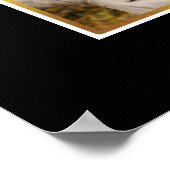 Poster Anniversaire moderne N'IMPORTE QUEL Âge Photo Gold (Coin)