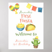 Poster Anniversaire premier de Fiesta Aquarelle (Devant)