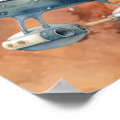 Poster Anniversaire Premier Voyage Autour Du Soleil Bienv (Coin)