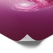 Poster Anniversaire rose Pegasus Imaginaire Design Matte (Coin)