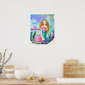 Poster anniversaire sirène (Cuisine)