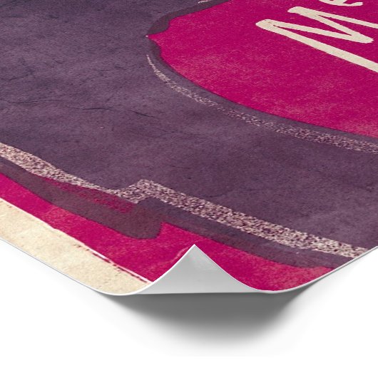 Poster annonçant une exposition (Coin)